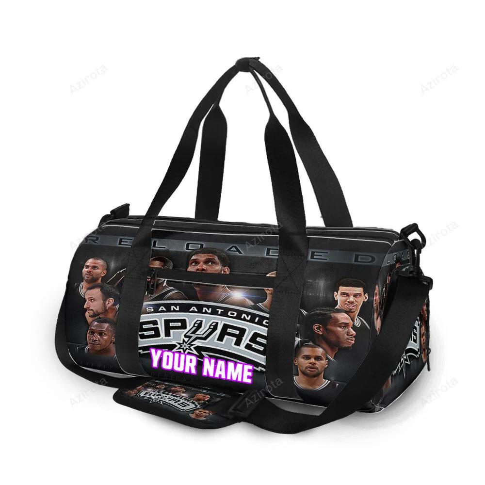 San antonio spurs all players8 personalized name travel bag gym bag 2371 Travel Bag