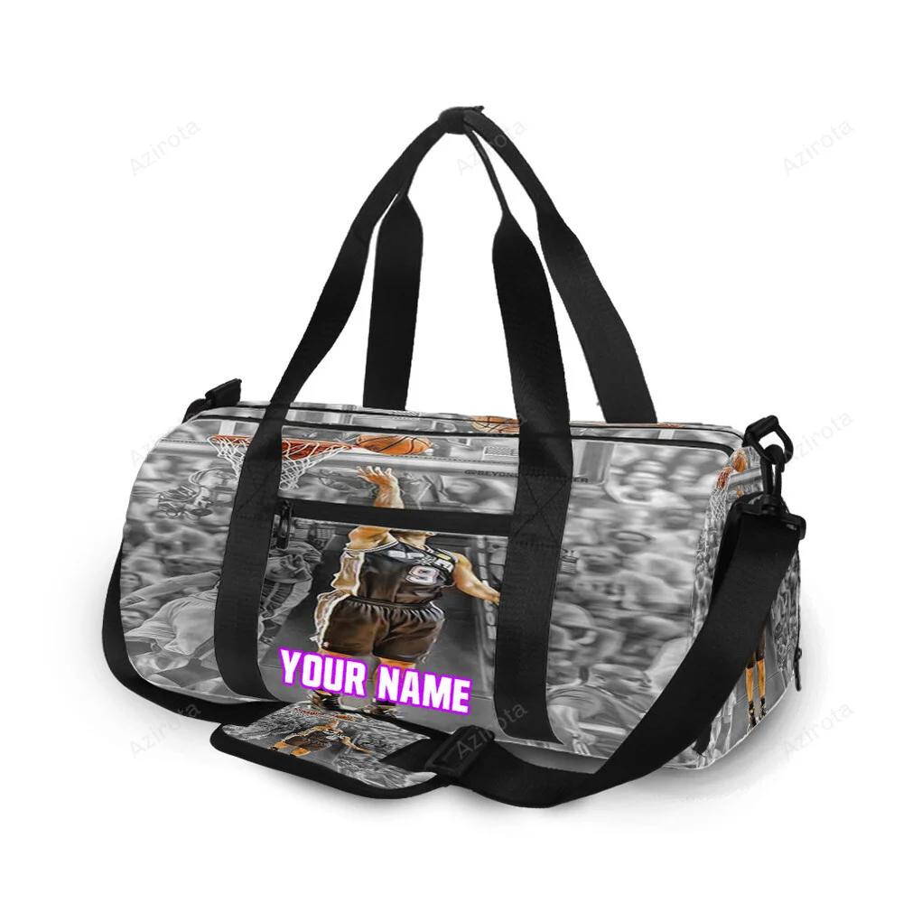 San antonio spurs tony parker2 personalized name travel bag gym bag 2412 Travel Bag