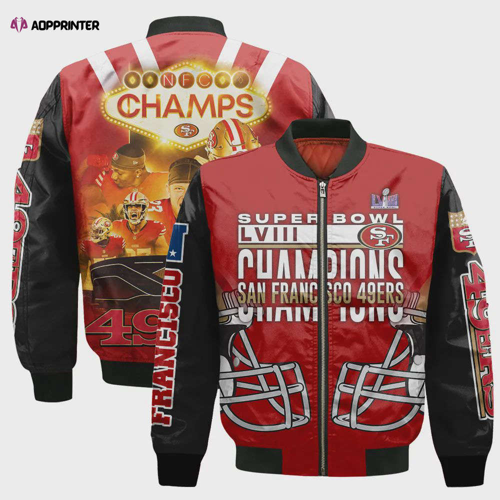 San francisco 49ers national football league bomber jacket stm v10 Bomber Jacket