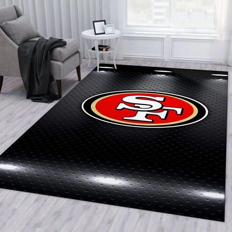 San francisco 49ers nfl 16 area rug living room bedroom rug regtangle carpet Rectangle Rug