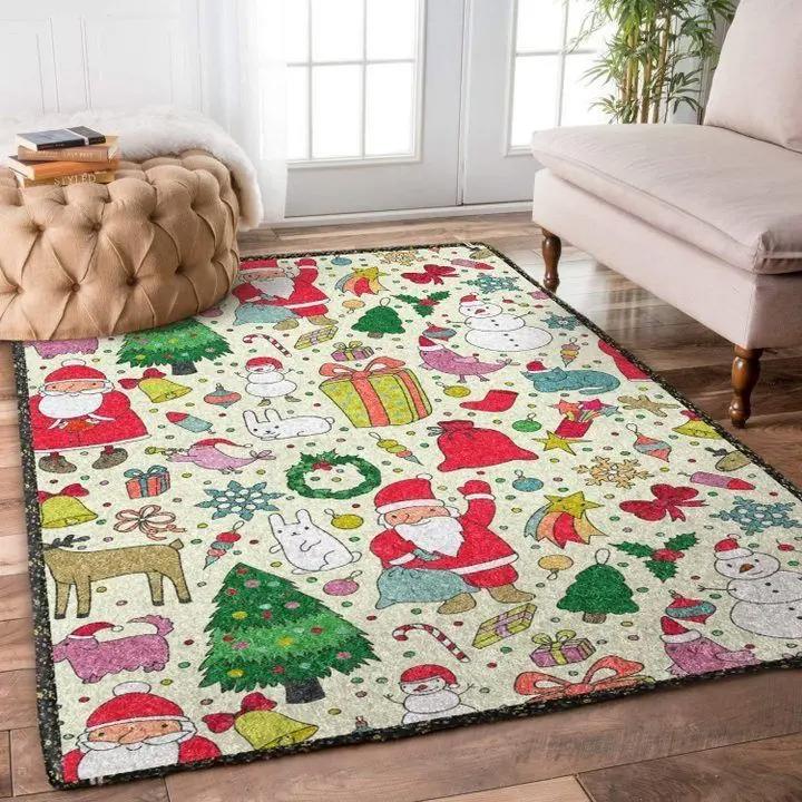 Santa dhcus christmas 4 dhcdhc ld1610 rug living room rug home decor Rectangle Rug