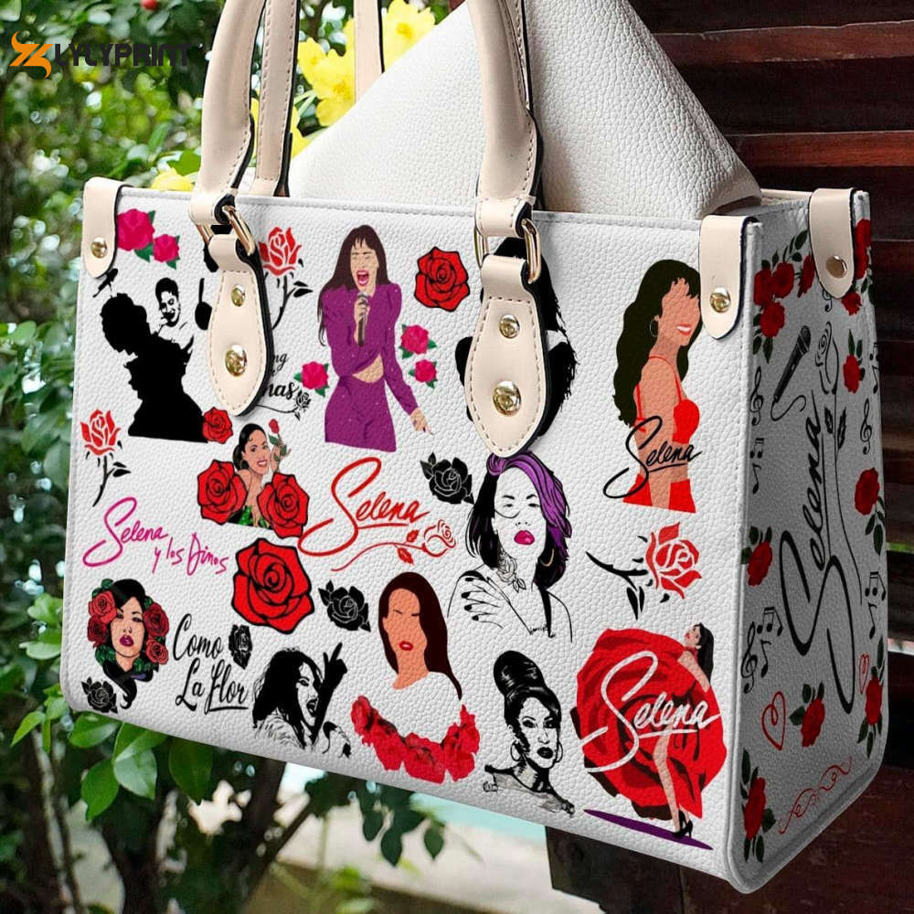 Selena quintanilla 3 leather handbag  gift for women 2965 Women Leather Hand Bag