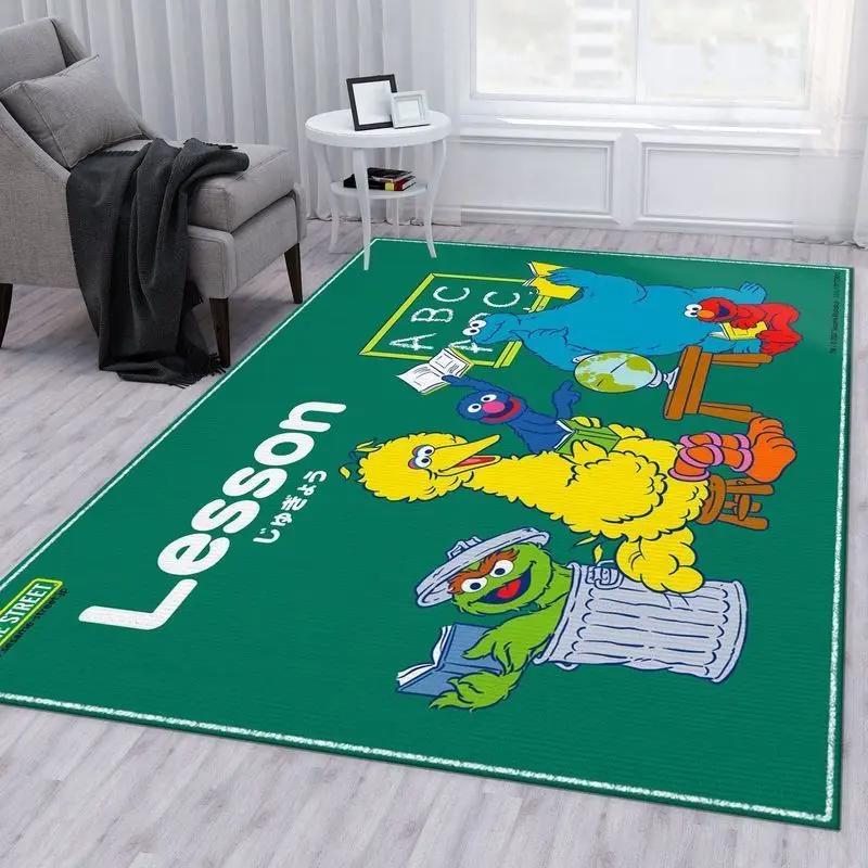 Sesame street 5 area rug living room and bed room rug rug regtangle carpet floor decor home decor Rectangle Rug