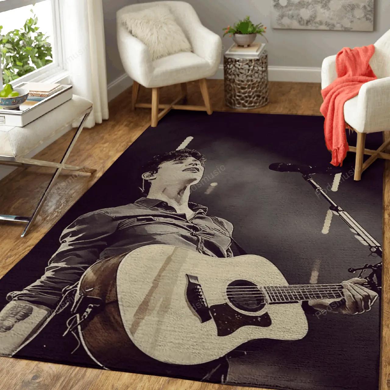 Shawn mendes 108 music art for fans area rug living room carpet rug regtangle carpet floor decor home decor Rectangle Rug