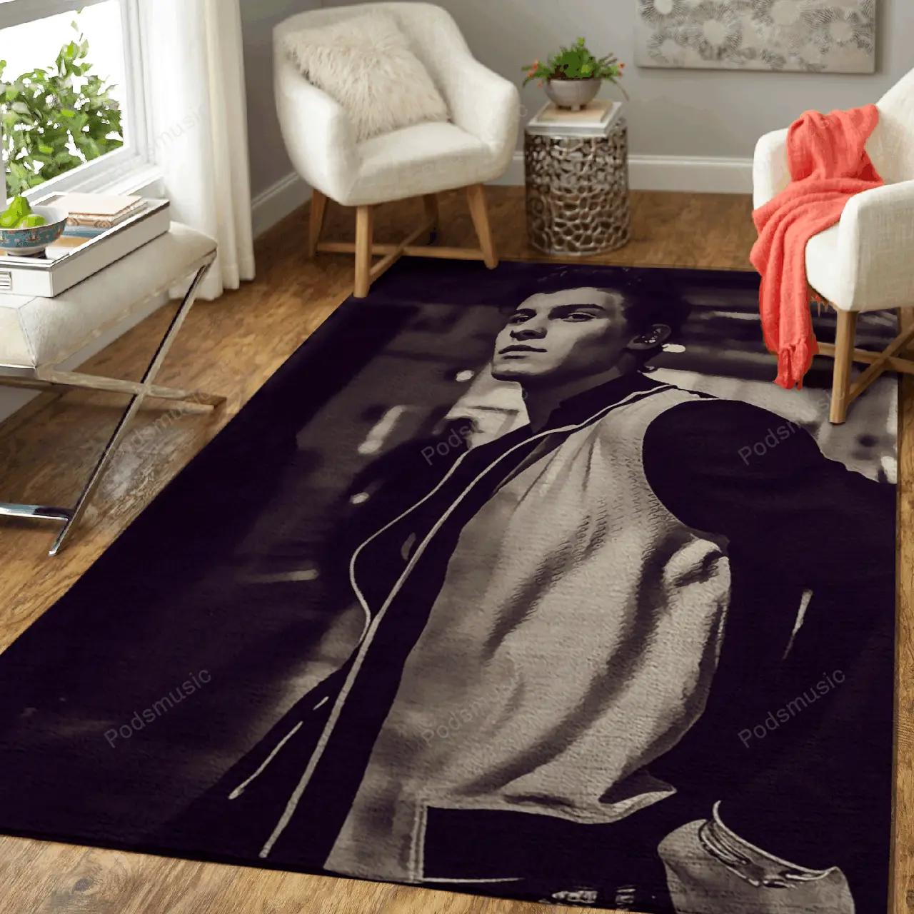 Shawn mendes 114 music art for fans area rug living room carpet rug regtangle carpet floor decor home decor Rectangle Rug