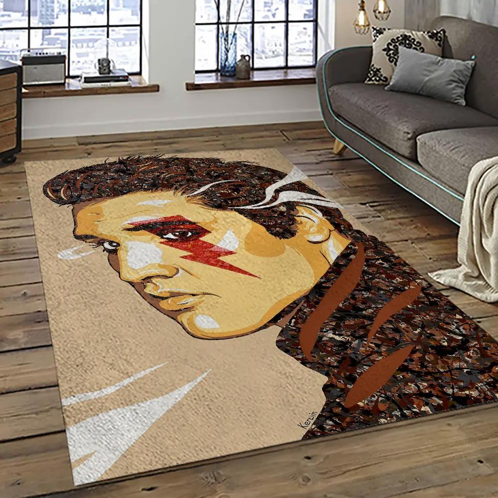 Singer elvis presley music carpet rectangle area rug for living room bedroom decor ep46 Rectangle Rug