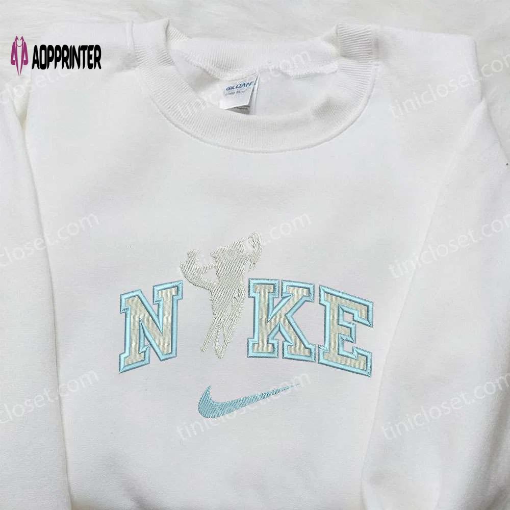 Ski doo x nike embroidered sweatshirt: sporty nike inspired shirt Embroidered Shirt