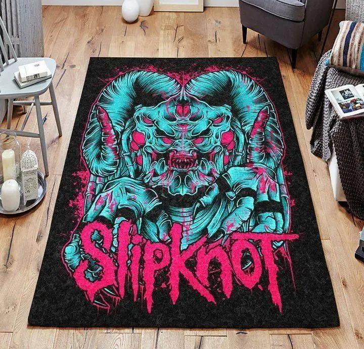Slipknot area rug music ofd 191101112 area rug living room carpet rug regtangle carpet floor decor home decor Rectangle Rug