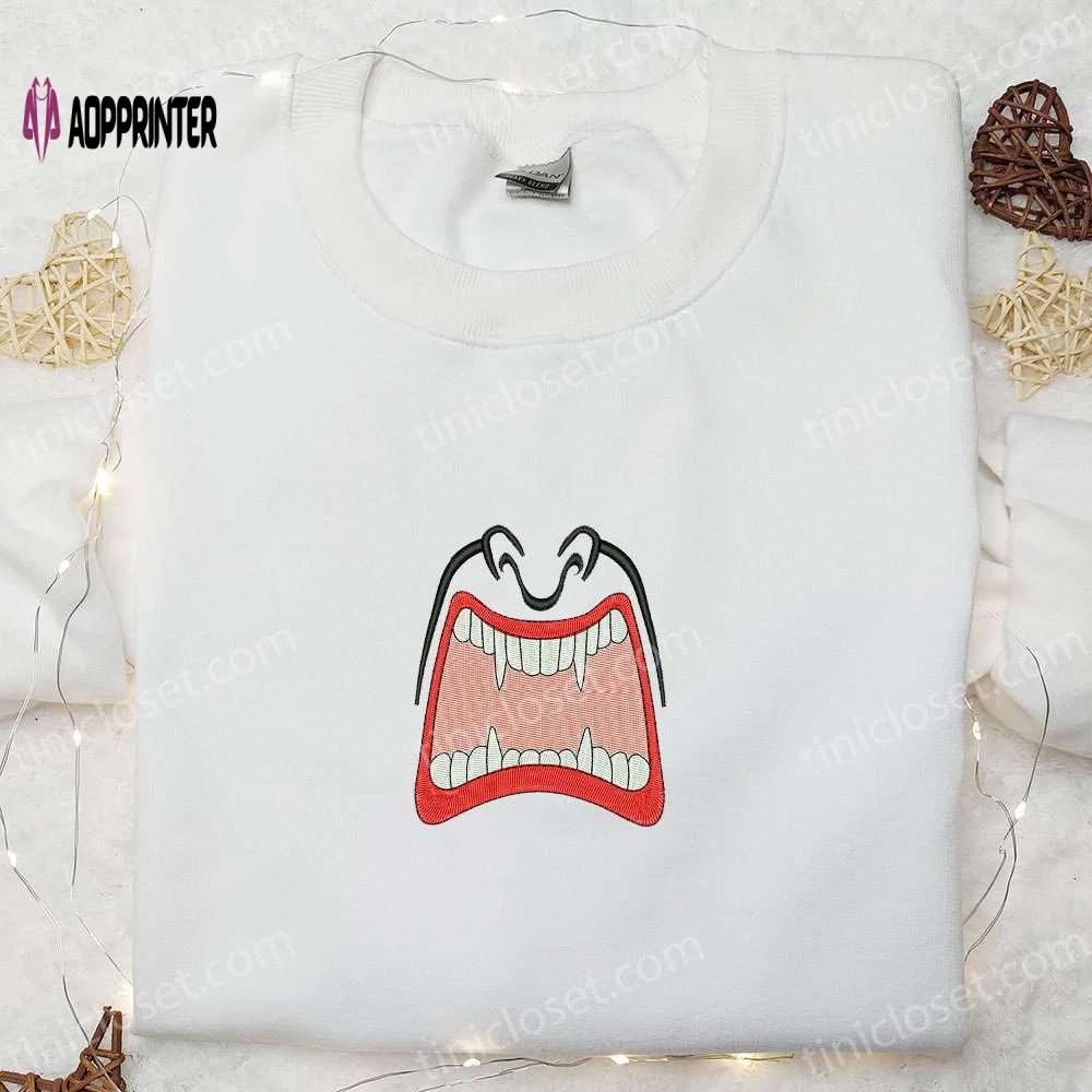 Smile vampire mouth hoodie: custom embroidered shirt best gift ideas for family Embroidered Shirt