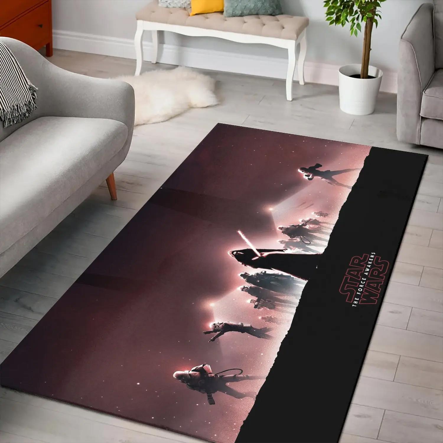 Star wars living room rug home decor carpet rug living room 200221 Rectangle Rug