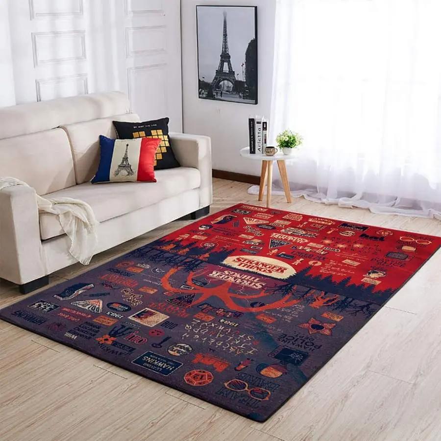 Stranger things area rug living room rug home decor movie ofd 191010 Rectangle Rug
