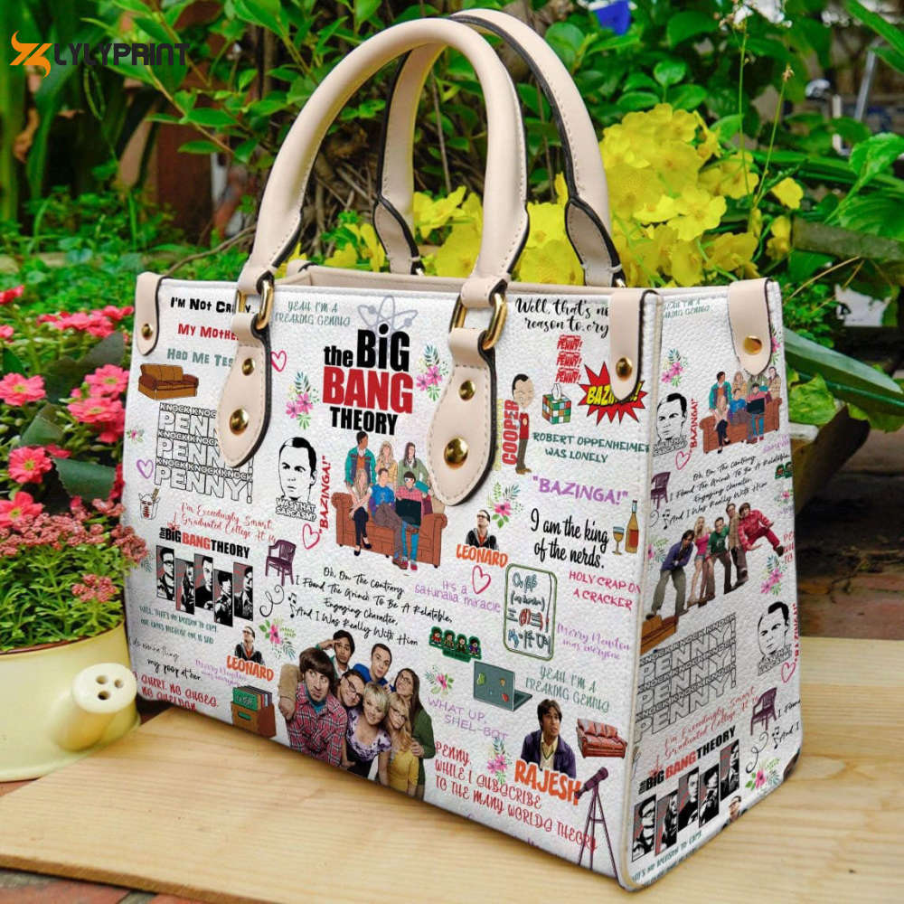 Stylish big bang theory leather hand bag gift for women’s day gift for women s day – limited edition 3705 Women Leather Hand Bag