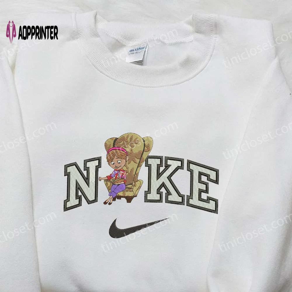 Stylish ellie fredricksen x nike embroidered shirts – customized and unique! Embroidered Shirt