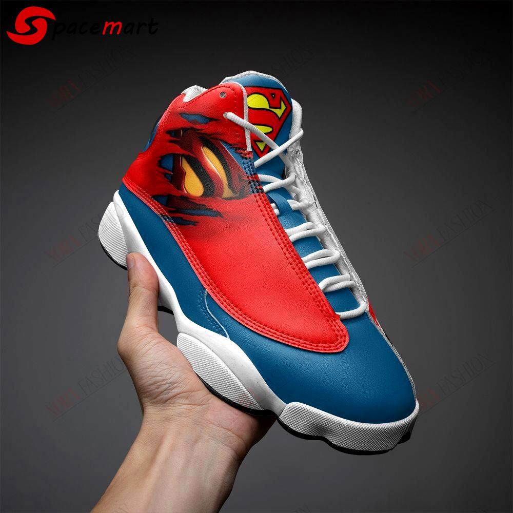 Superman air jordan 13 sneakers sport shoes full size Air Jordan 13