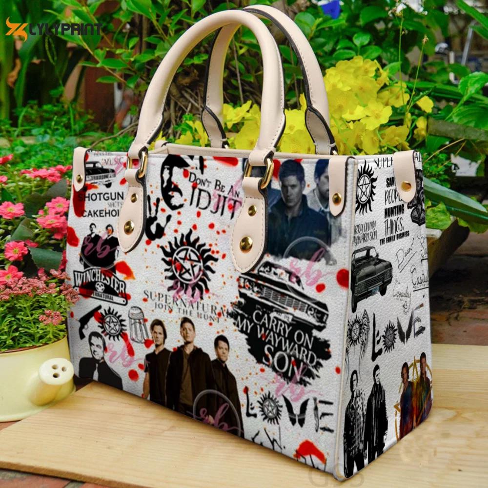 Supernatural hand leather bag for women gift 1606 Women Leather Hand Bag