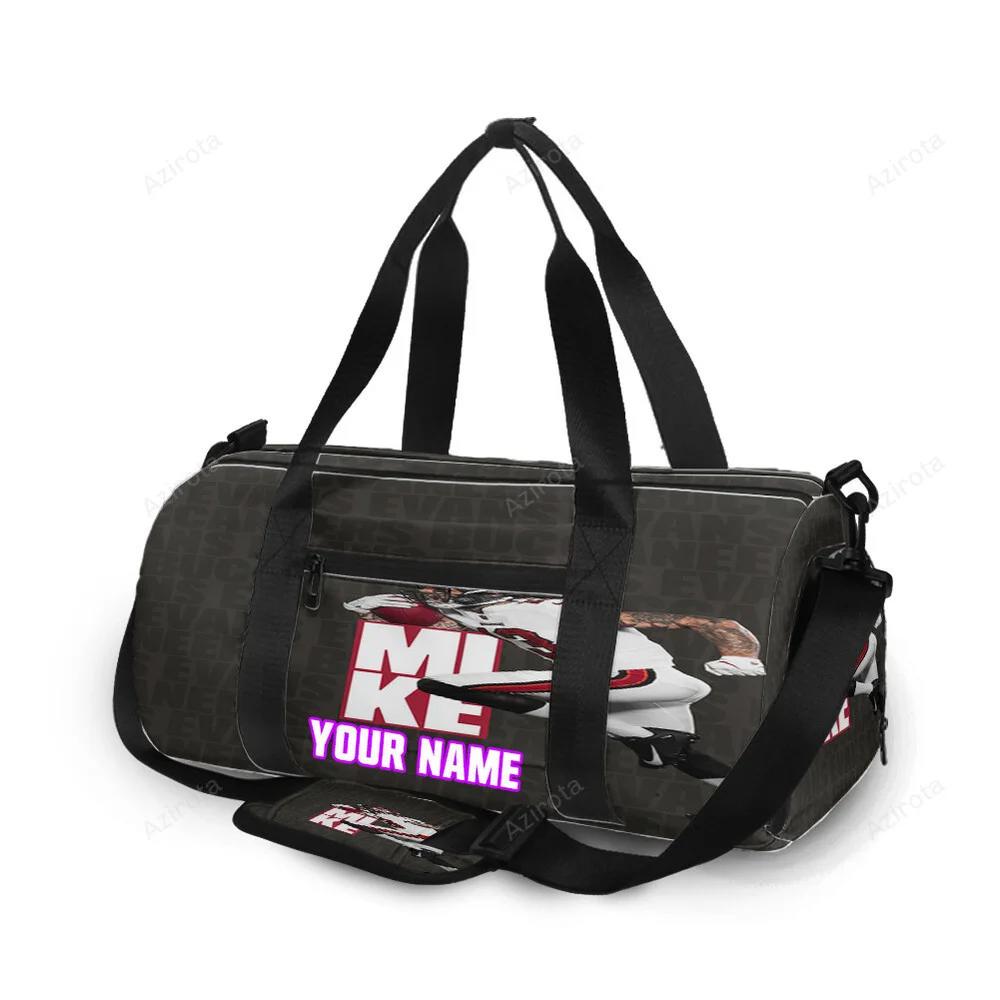 Tampa bay buccaneers mike evans2 personalized name travel bag gym bag 107 Travel Bag
