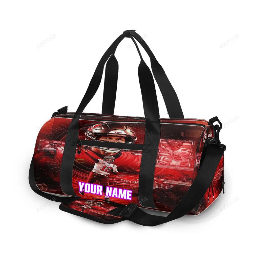 Tampa bay buccaneers tom brady6 personalized name travel bag gym bag 1683 Travel Bag