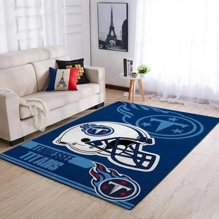 Tennessee titans area rug living room rug home decor nfl team logo 2003033 Rectangle Rug