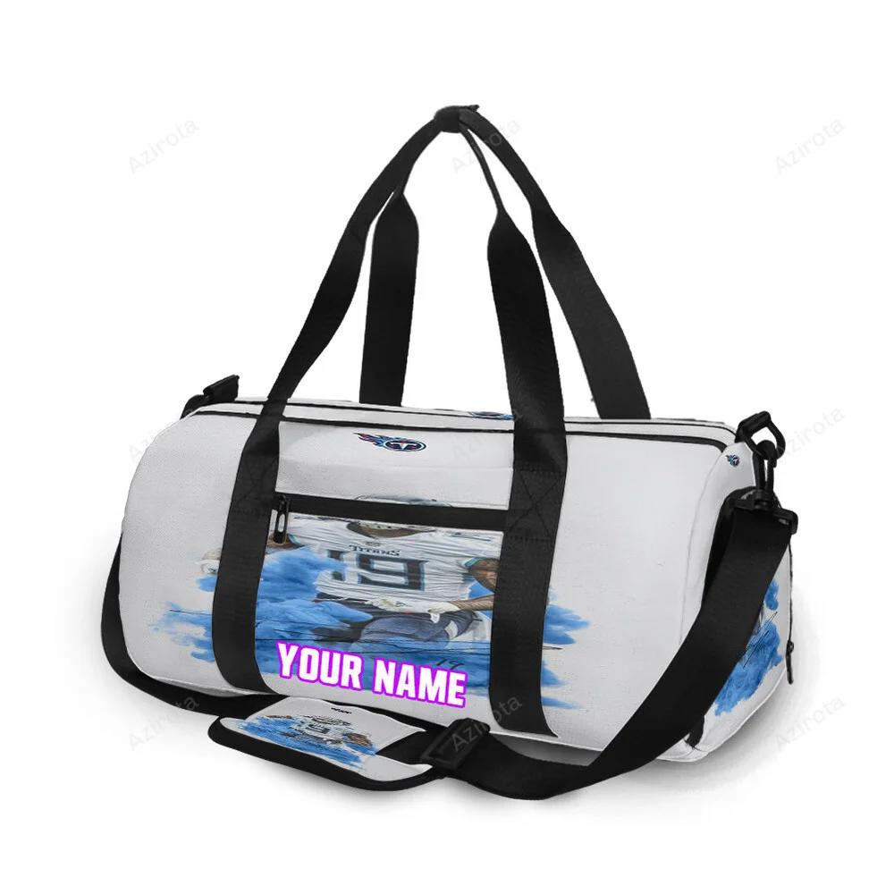 Tennessee titans derrick henry9 personalized name travel bag gym bag 1150 Travel Bag