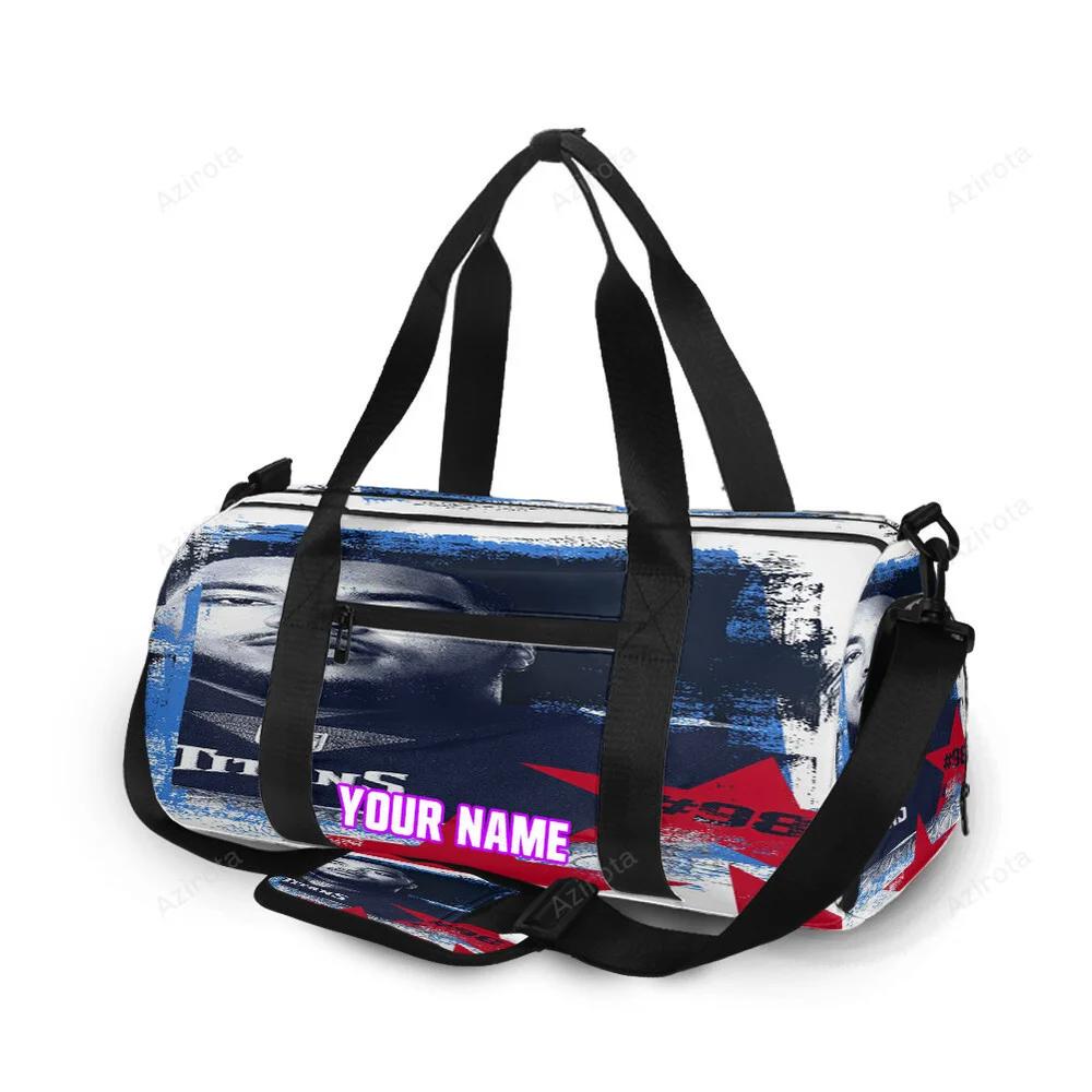 Tennessee titans jeffery simmons2 personalized name travel bag gym bag 1575 Travel Bag