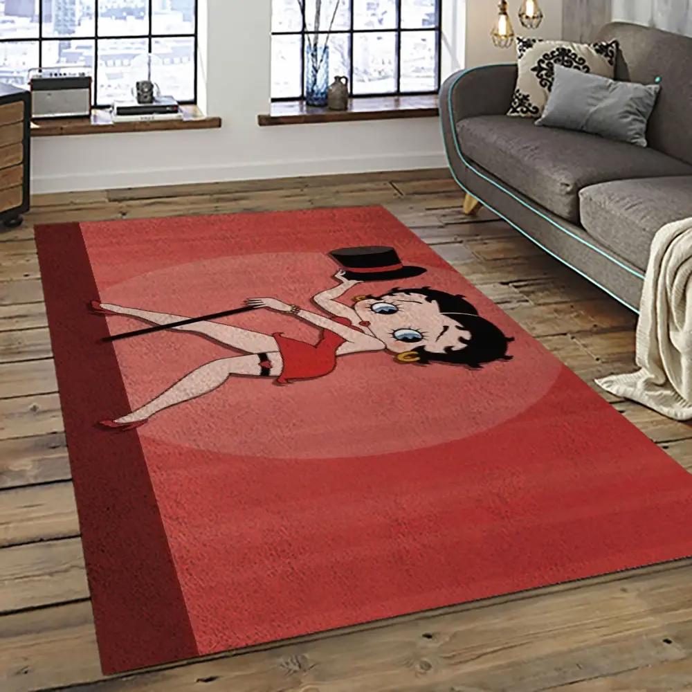 The best of betty boop cartoon character carpet area rug home decor gift best present for friends bobb19 Rectangle Rug