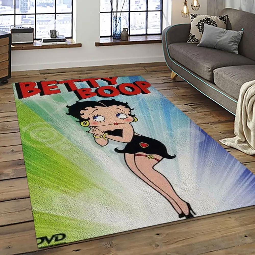 The best of betty boop cartoon character carpet area rug home decor gift best present for friends bobb5 Rectangle Rug