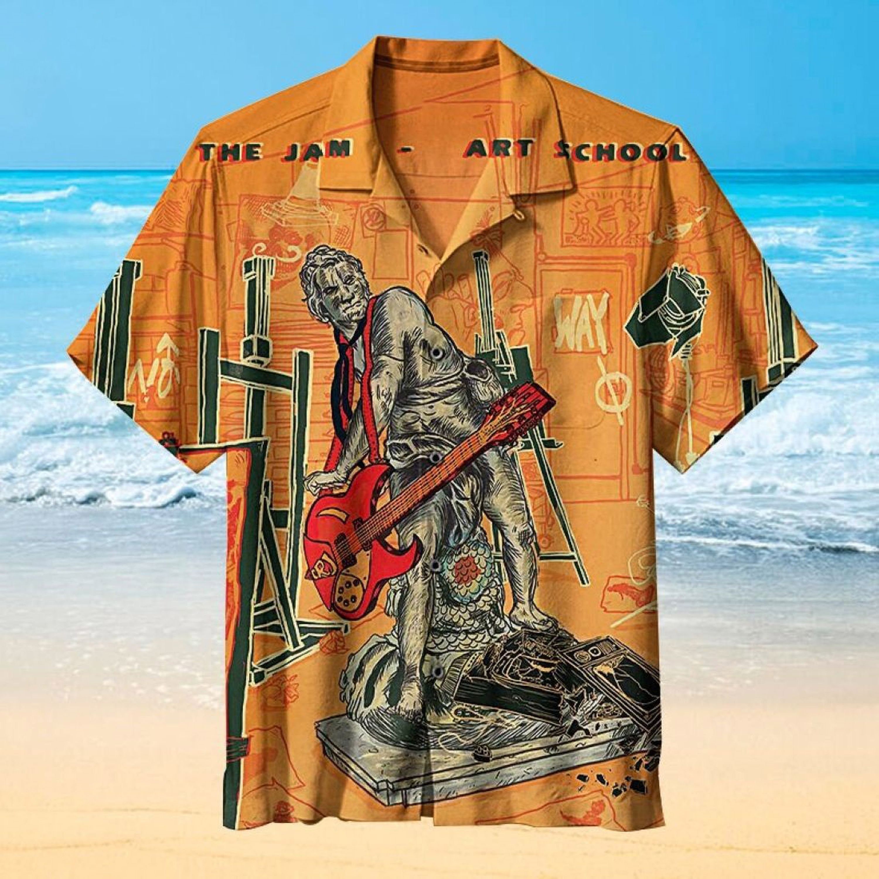 The jam art school hawaiian shirt for hawaii fans Hawaii Shirt Shorts & Flip Flops