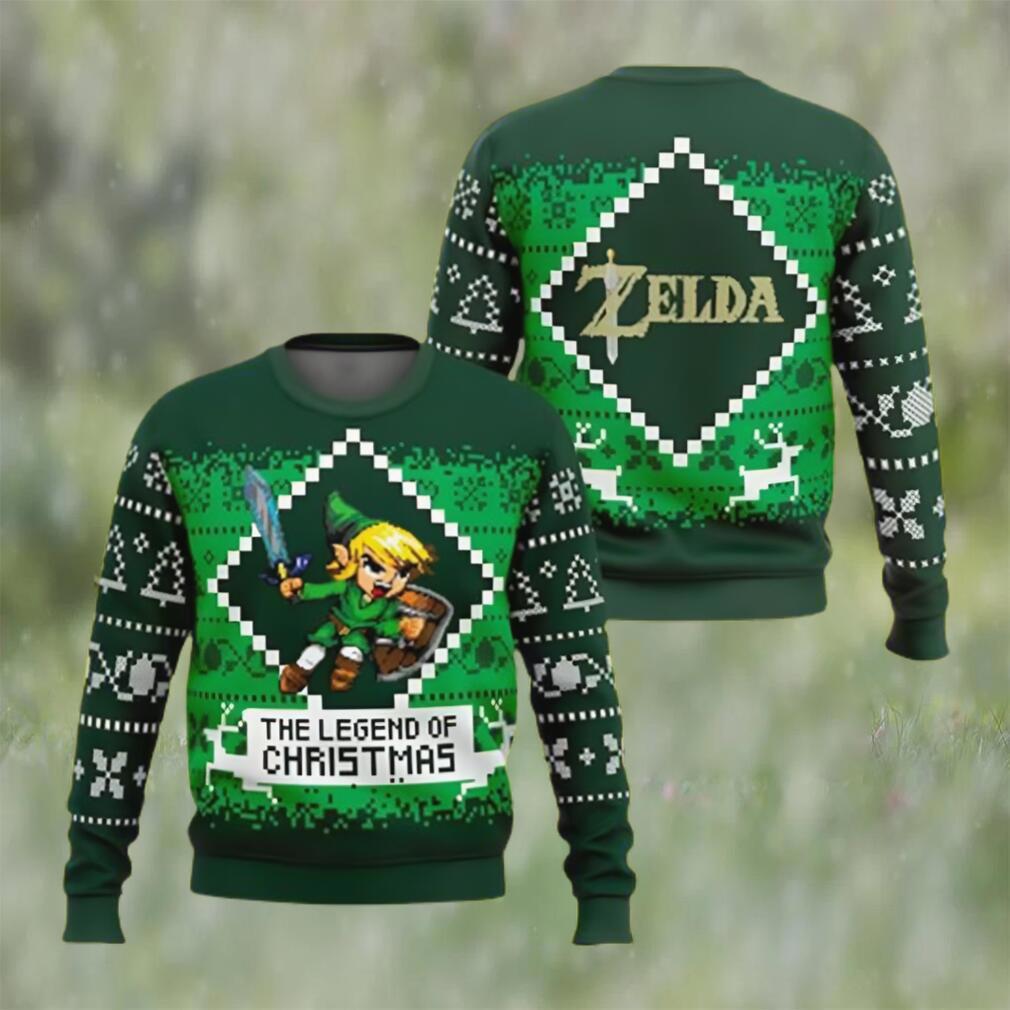 The legend of christmas zelda ugly christmas sweater majora?s ugly sweater Christmas Ugly Sweater