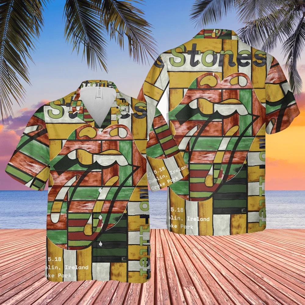 The rolling stones no filter dublin ireland hawaiian shirt Hawaii Shirt