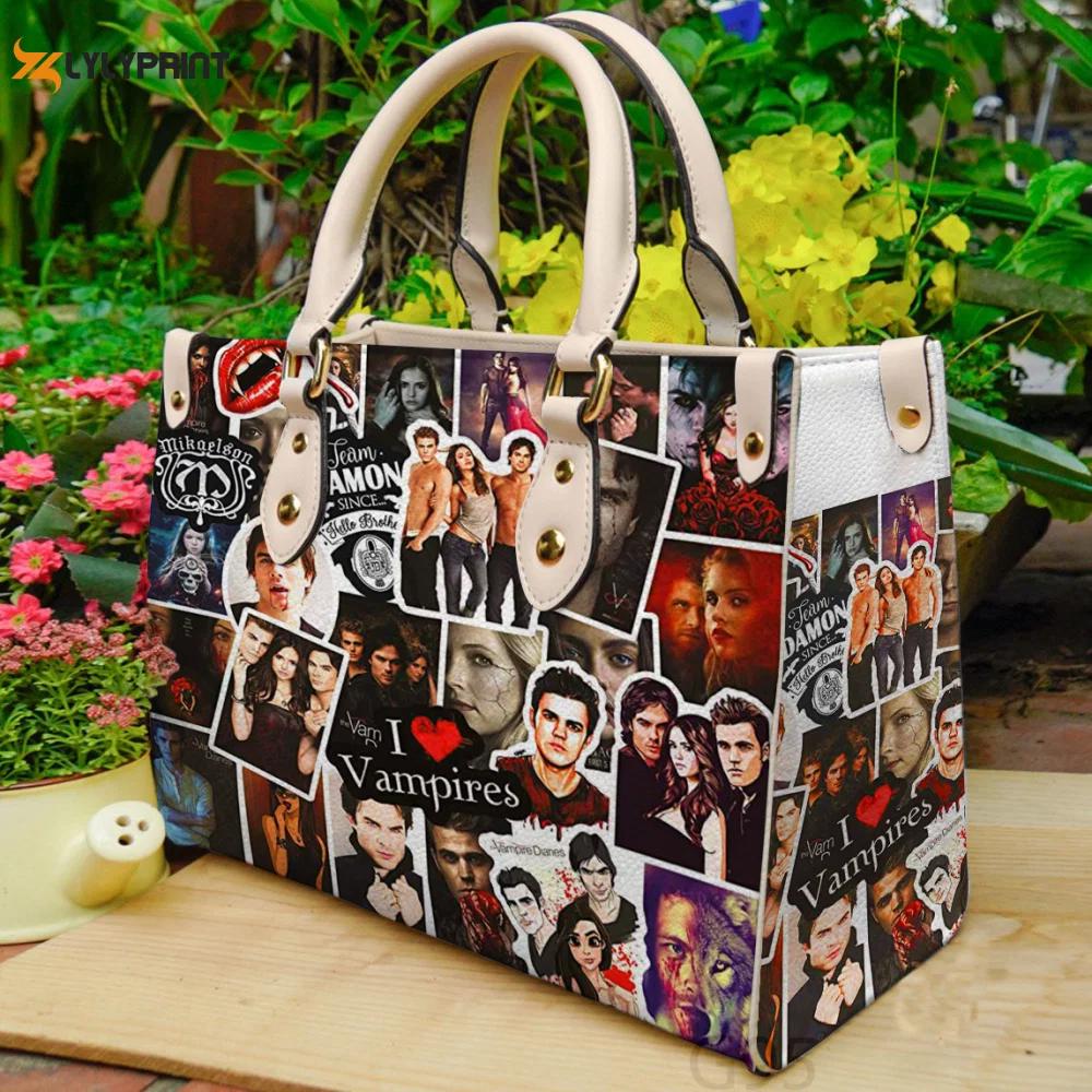 The vampire diaries 2 leather bag for women gift 817 Women Leather Hand Bag