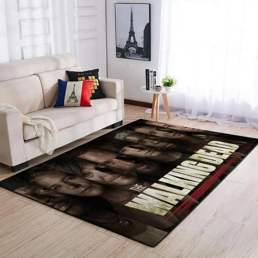 The walking dead area rug living room rug home decor movie ofd 191010 Rectangle Rug