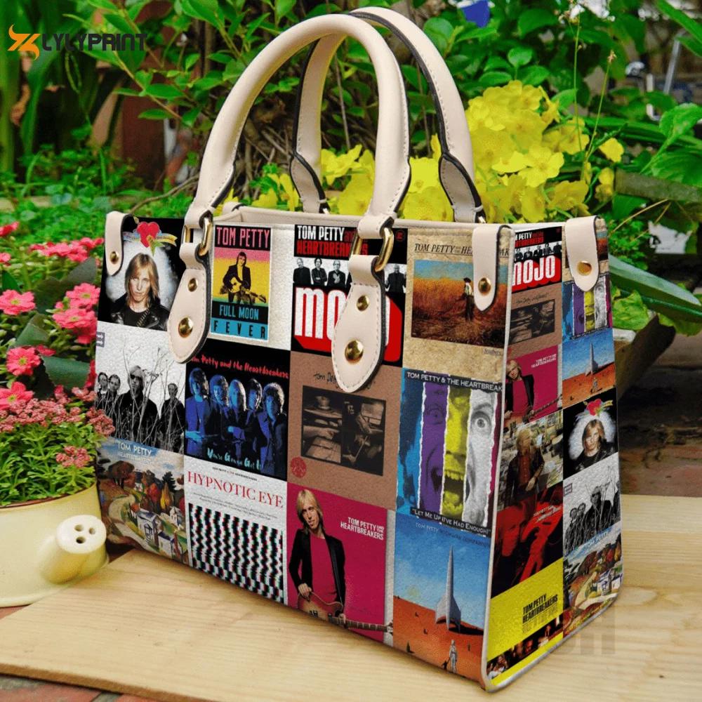 Tom petty heartbreakers leather handbag for women s day: stylish gift for her 3733 Women Leather Hand Bag