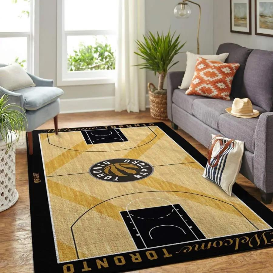 Toronto raptors basketball nba team logo carpet rug living room 200225033 Rectangle Rug