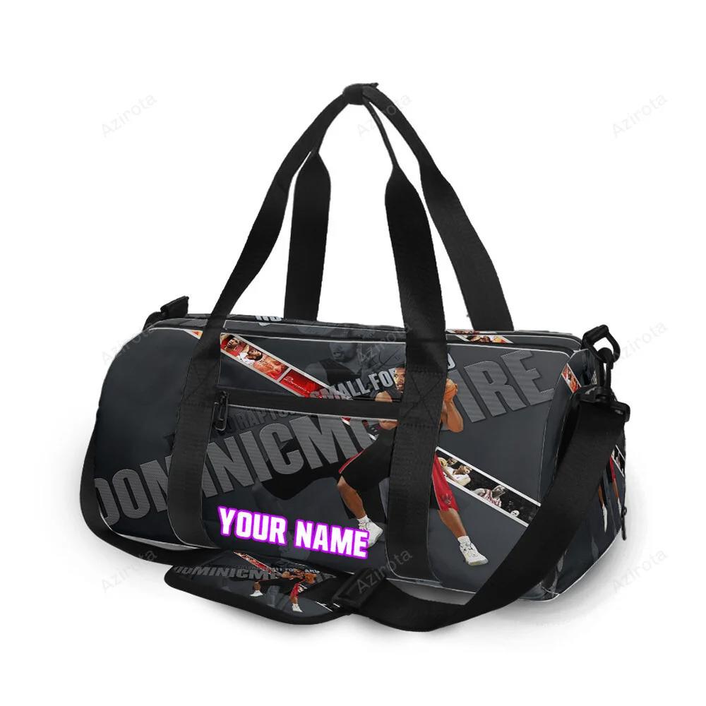 Toronto raptors dominic mcguire1 personalized name travel bag gym bag 2552 Travel Bag