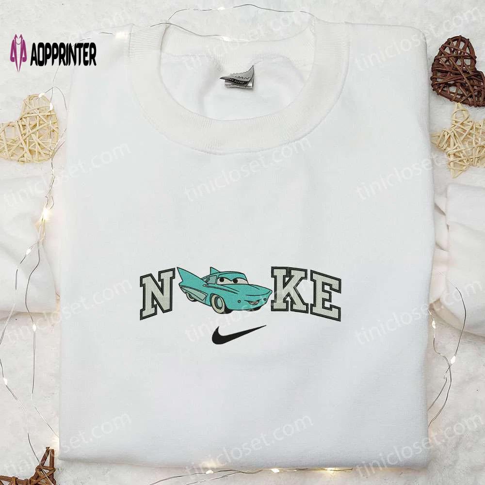 Unique nike x flo cars embroidered sweatshirt disney pixar hoodie & custom t-shirt Embroidered Shirt