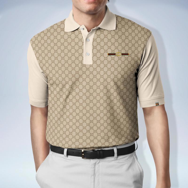 Upgrade your style with gucci premium polo shirt trending outfit 2023 90 Polo Shirt