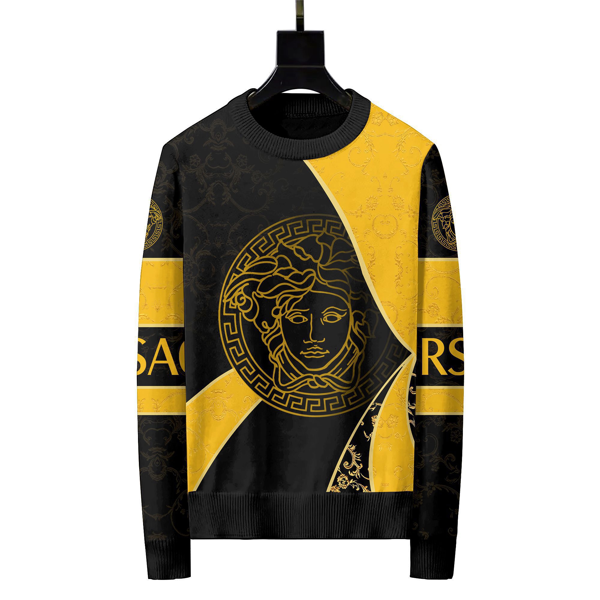 Versace luxury ugly sweater for winter hot 2024  style 264 Christmas Ugly Sweater