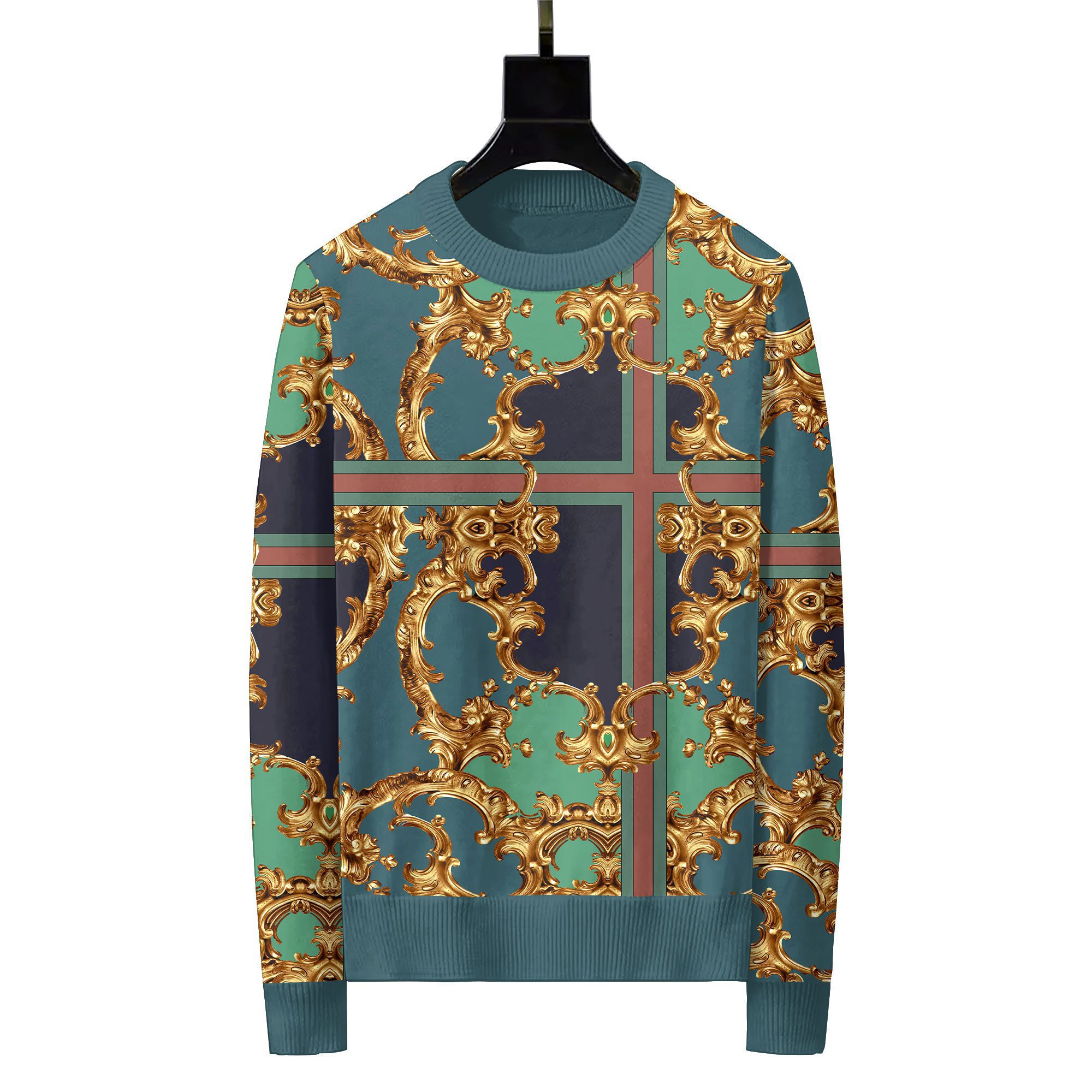Versace luxury ugly sweater for winter hot 2024  style 678 Christmas Ugly Sweater