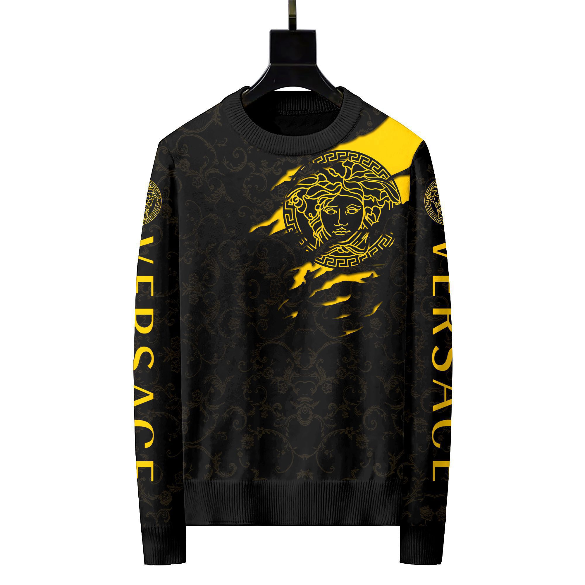 Versace luxury ugly sweater for winter hot 2025style 944 Christmas Ugly Sweater