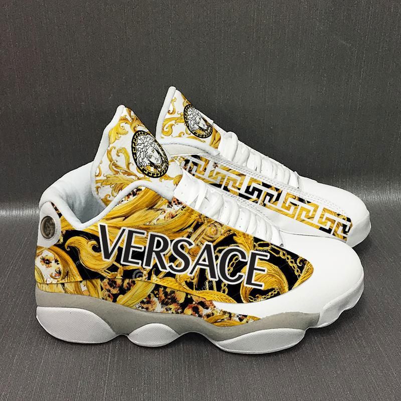 Versace style sports v1 Air Jordan 13 For Fans Shoes Gifts For Men Women Full Size Sneakers