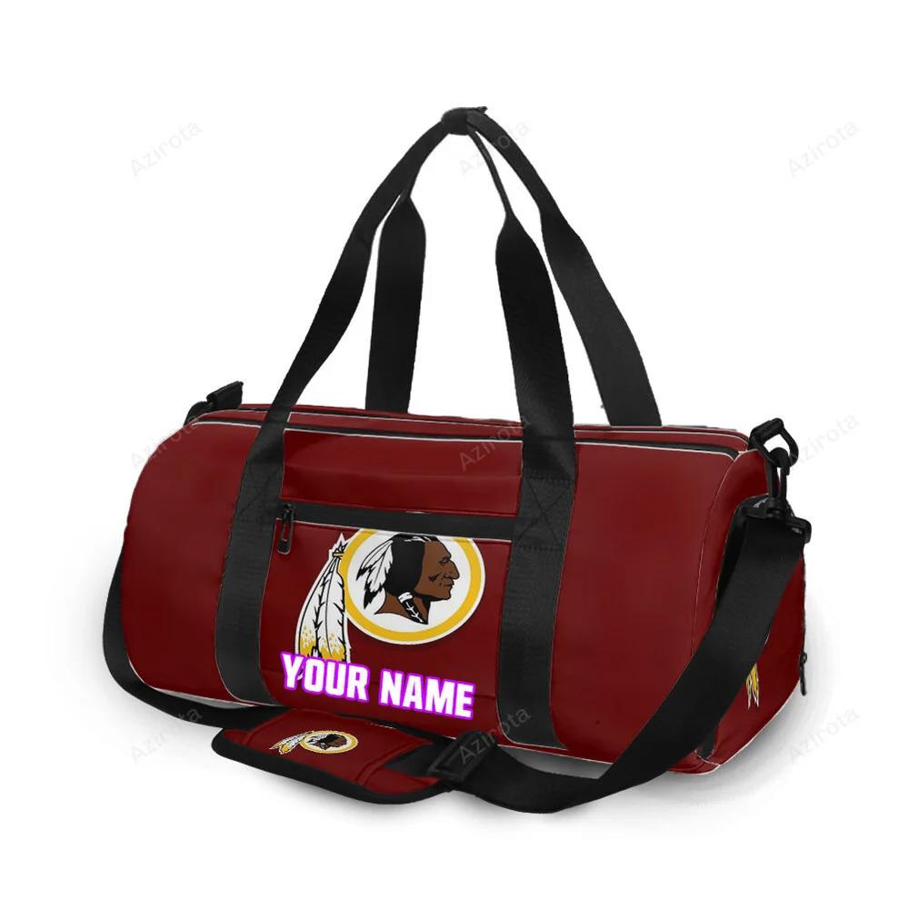 Washington football team red1 personalized name travel bag gym bag 674 Travel Bag