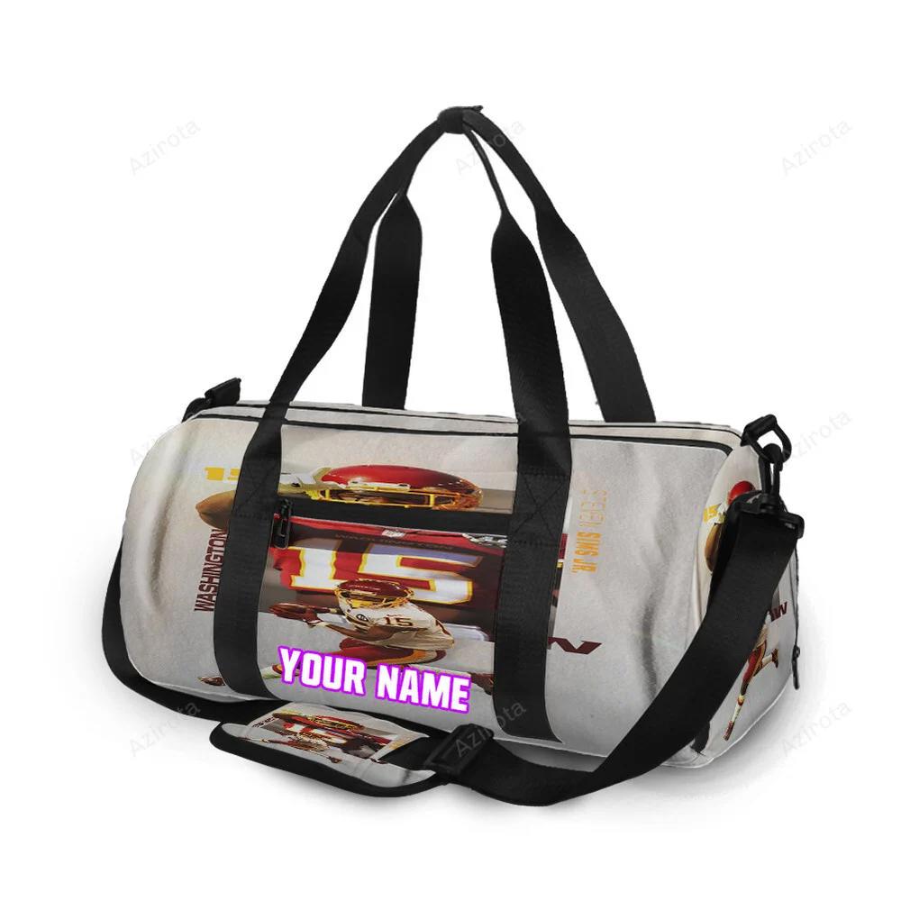 Washington football team steven sims1 personalized name travel bag gym bag 572 Travel Bag