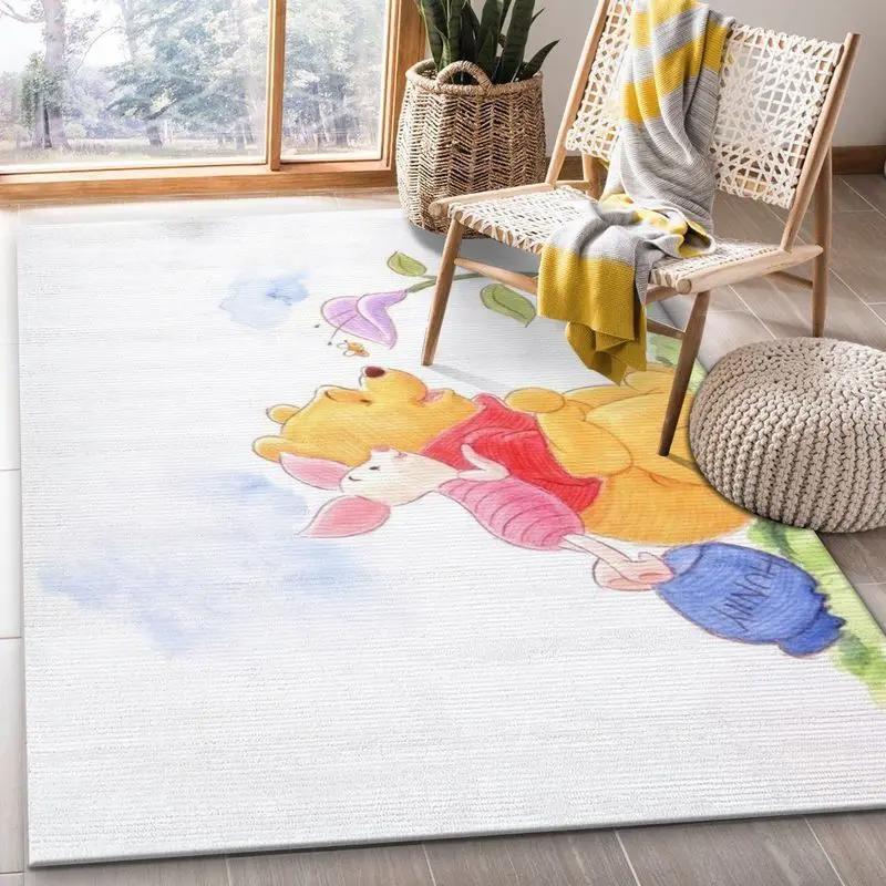 Winnie the pooh area rug living room home decor bedroom living room Rectangle Rug