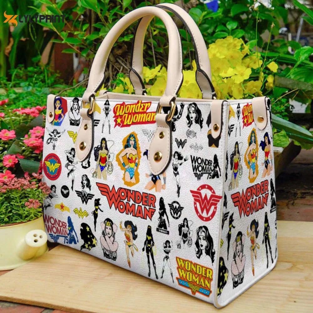 Wonder woman 1 leather handbag for women gift 2484 Women Leather Hand Bag