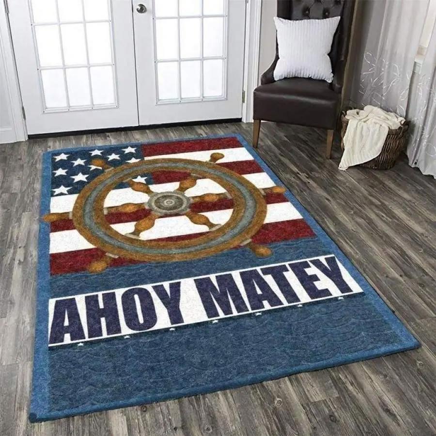 Zig zag pattern print area rug living room rug home decor Rectangle Rug