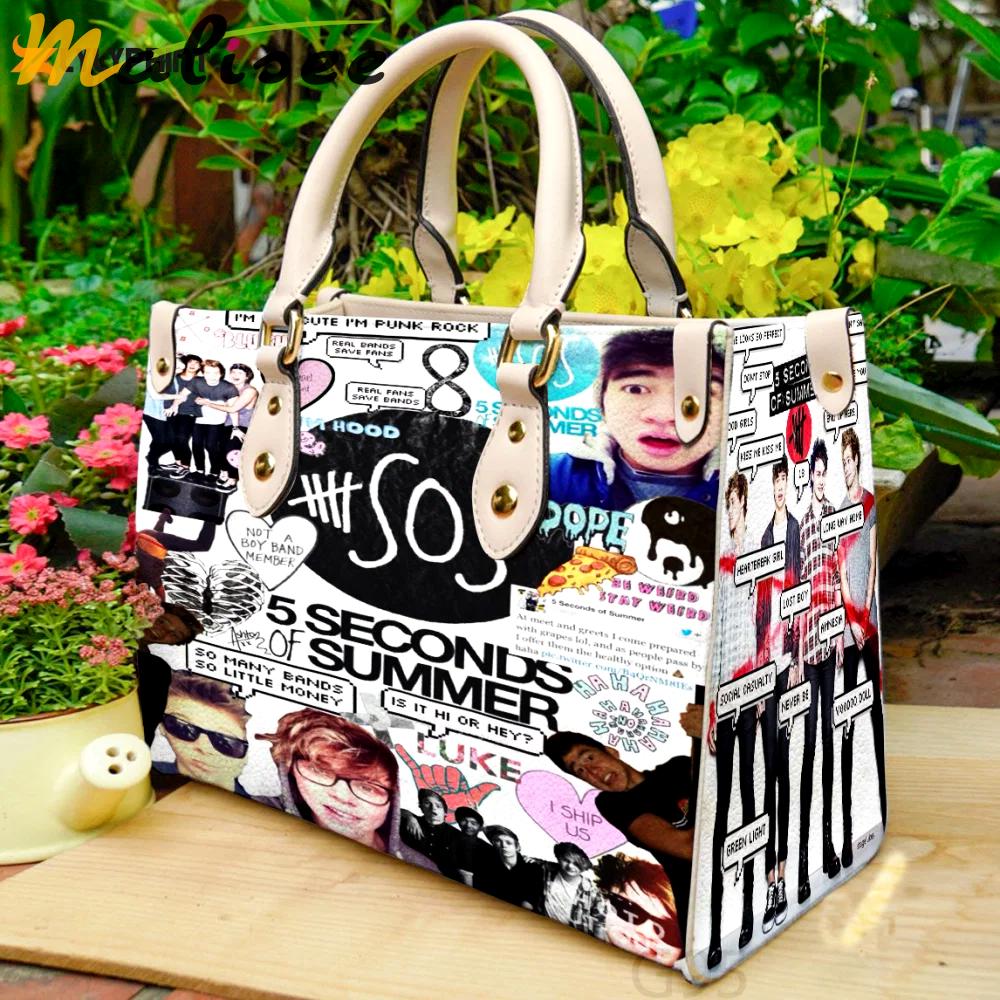 5 seconds of summer 1 leather bag for women gift 946 Women Leather Hand Bag