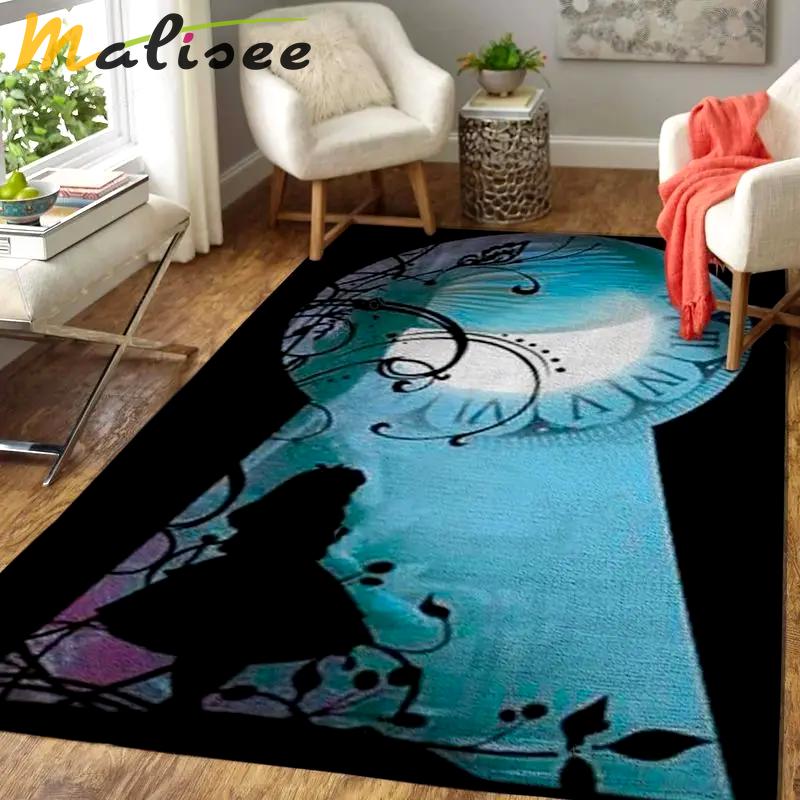 Alice in wonderland 1 area rug living room and bed room rug rug regtangle Rectangle Rug