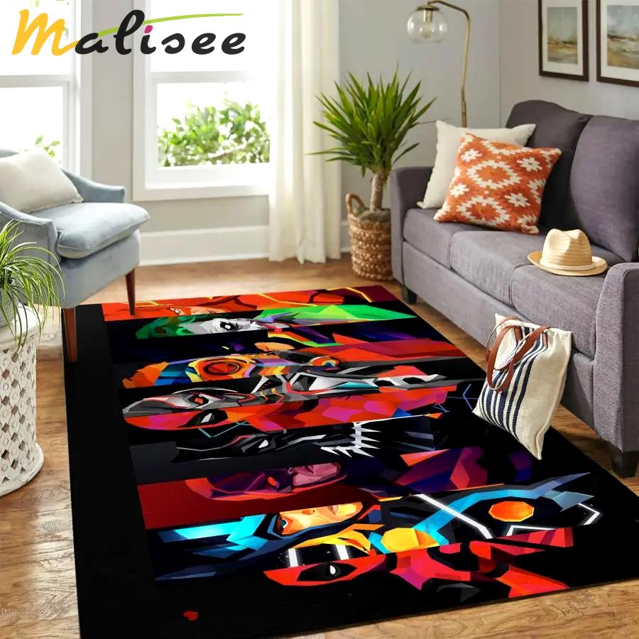 Anime girl art carpet floor area rug living room rug home decorhome decorbedroom living room decor Rectangle Rug