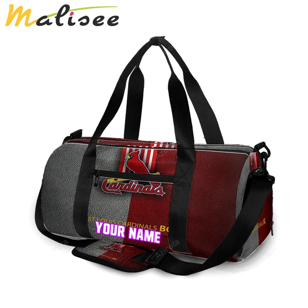 Arizona cardinals logo v2 personalized name travel bag gym bag 650 Travel Bag
