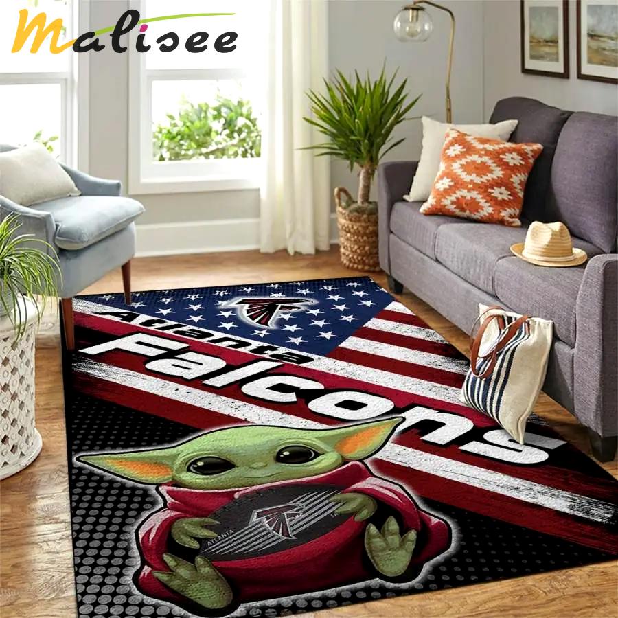 Atlanta falcon area rug living room rug home decors living room carpet christmas gift floor decor rcdd81f33831 Rectangle Rug